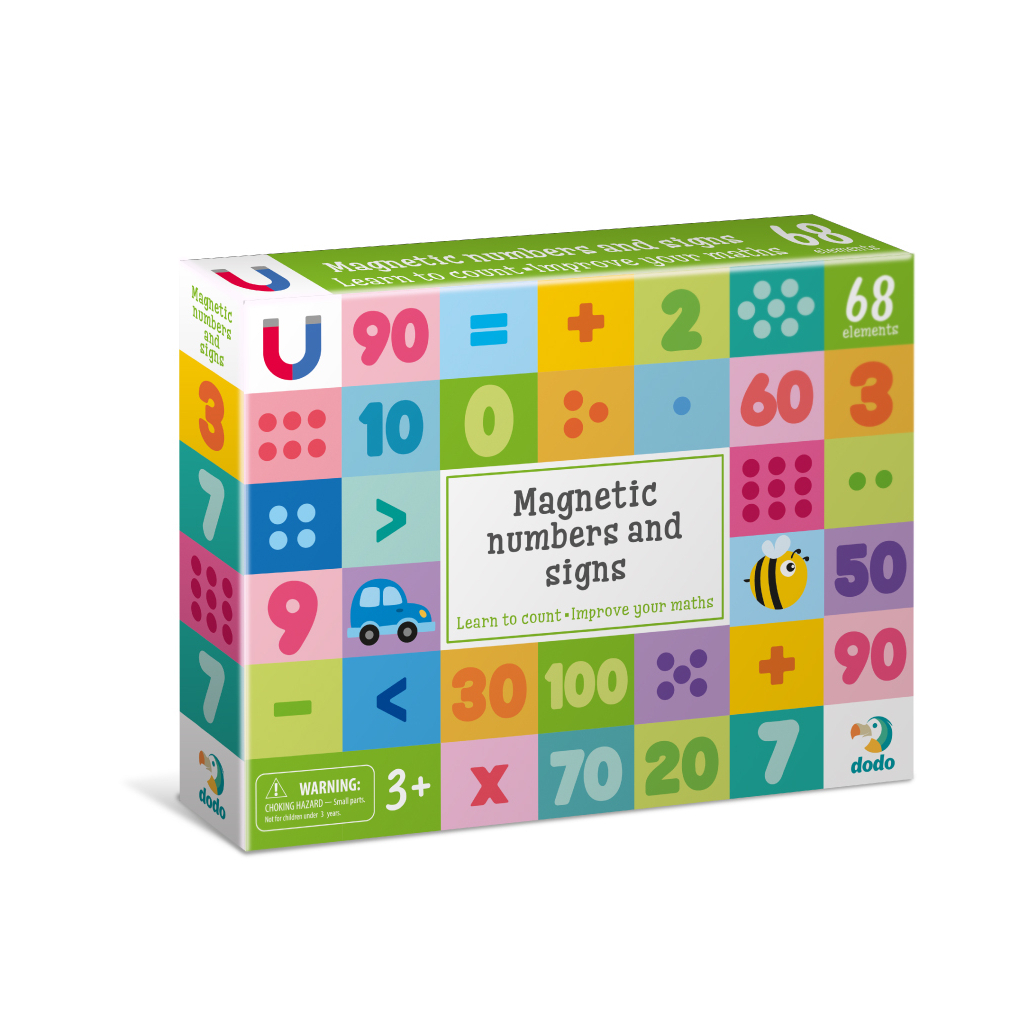 Навчальний набір DoDo Магнітні цифри і знаки. Великий набір (200274) Навчальний набір DoDo Магнітні цифри і знаки. Великий набір (200274)