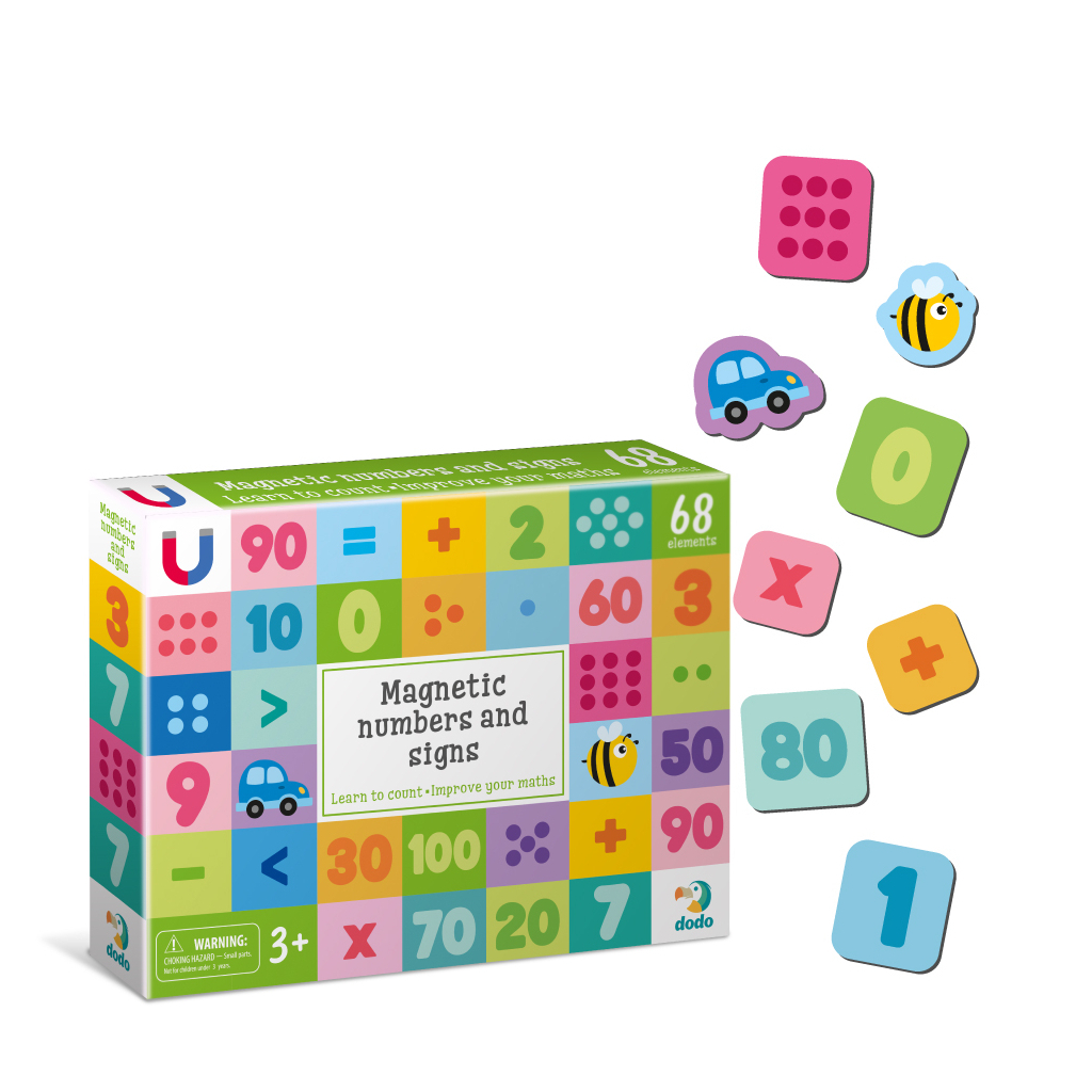 Навчальний набір DoDo Магнітні цифри і знаки. Великий набір (200274) - фото 2 Навчальний набір DoDo Магнітні цифри і знаки. Великий набір (200274) - фото 2