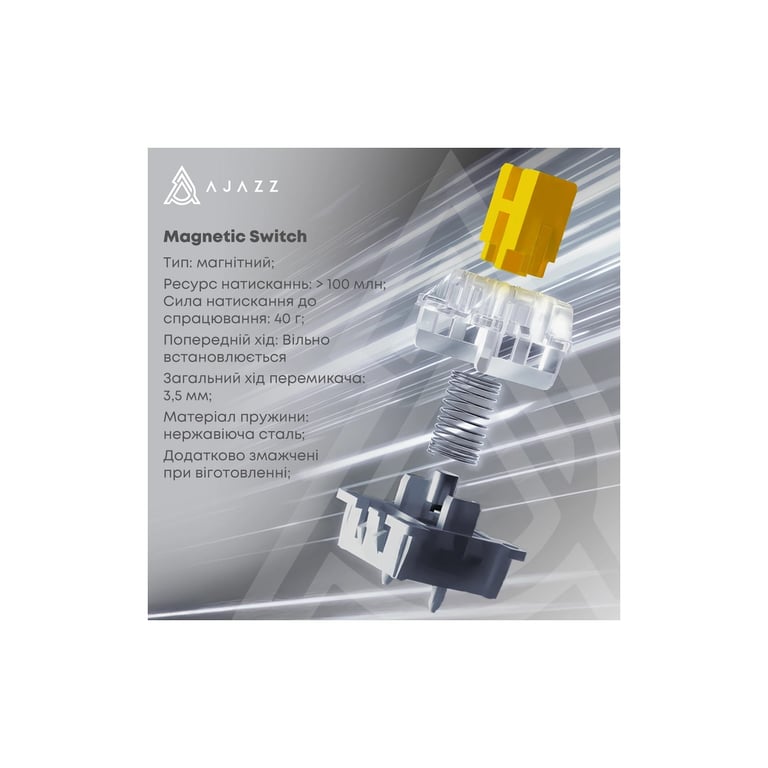 Клавіатура Ajazz AK820 MAX Flying Fish Switch RGB Wireless/Bluetooth/USB Beige (AK820MAX-FF-R) - фото 4