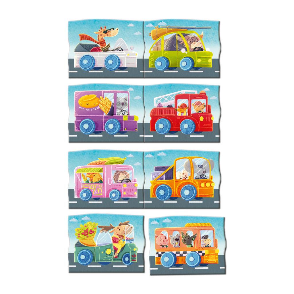 Навчальний набір DoDo Магнітна гра Автомобільна подорож (200253) - фото 3 Навчальний набір DoDo Магнітна гра Автомобільна подорож (200253) - фото 3