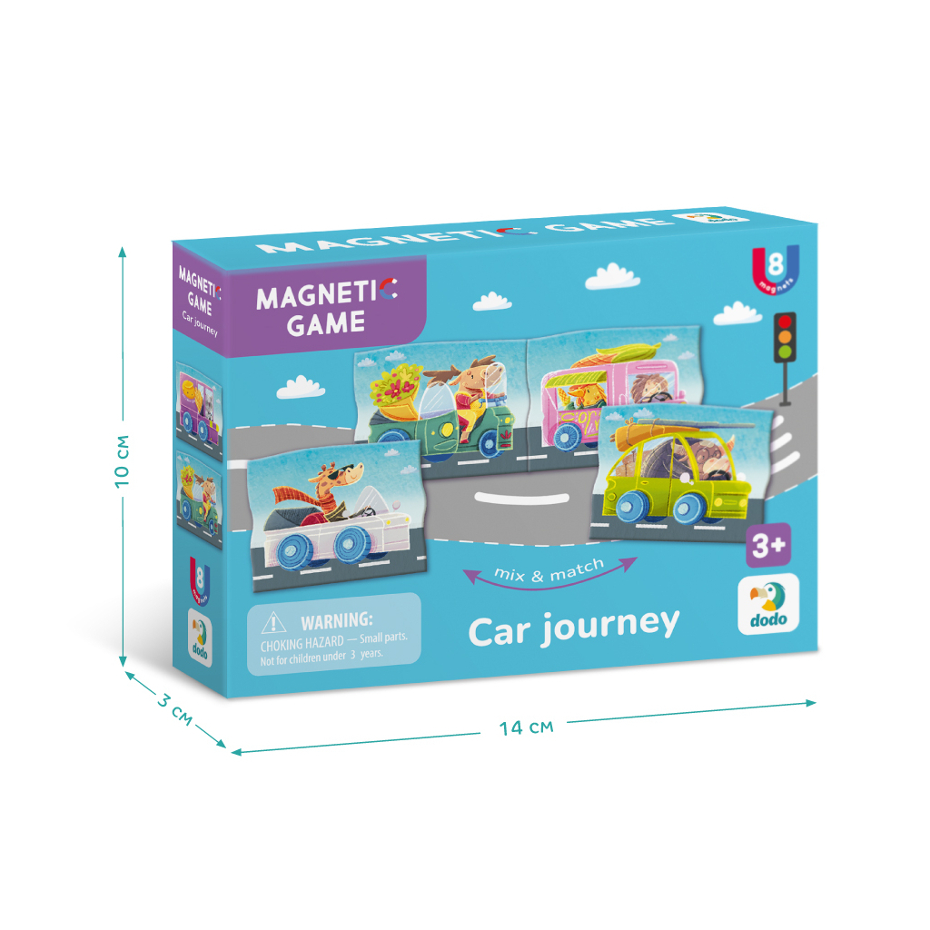 Навчальний набір DoDo Магнітна гра Автомобільна подорож (200253) - фото 4 Навчальний набір DoDo Магнітна гра Автомобільна подорож (200253) - фото 4