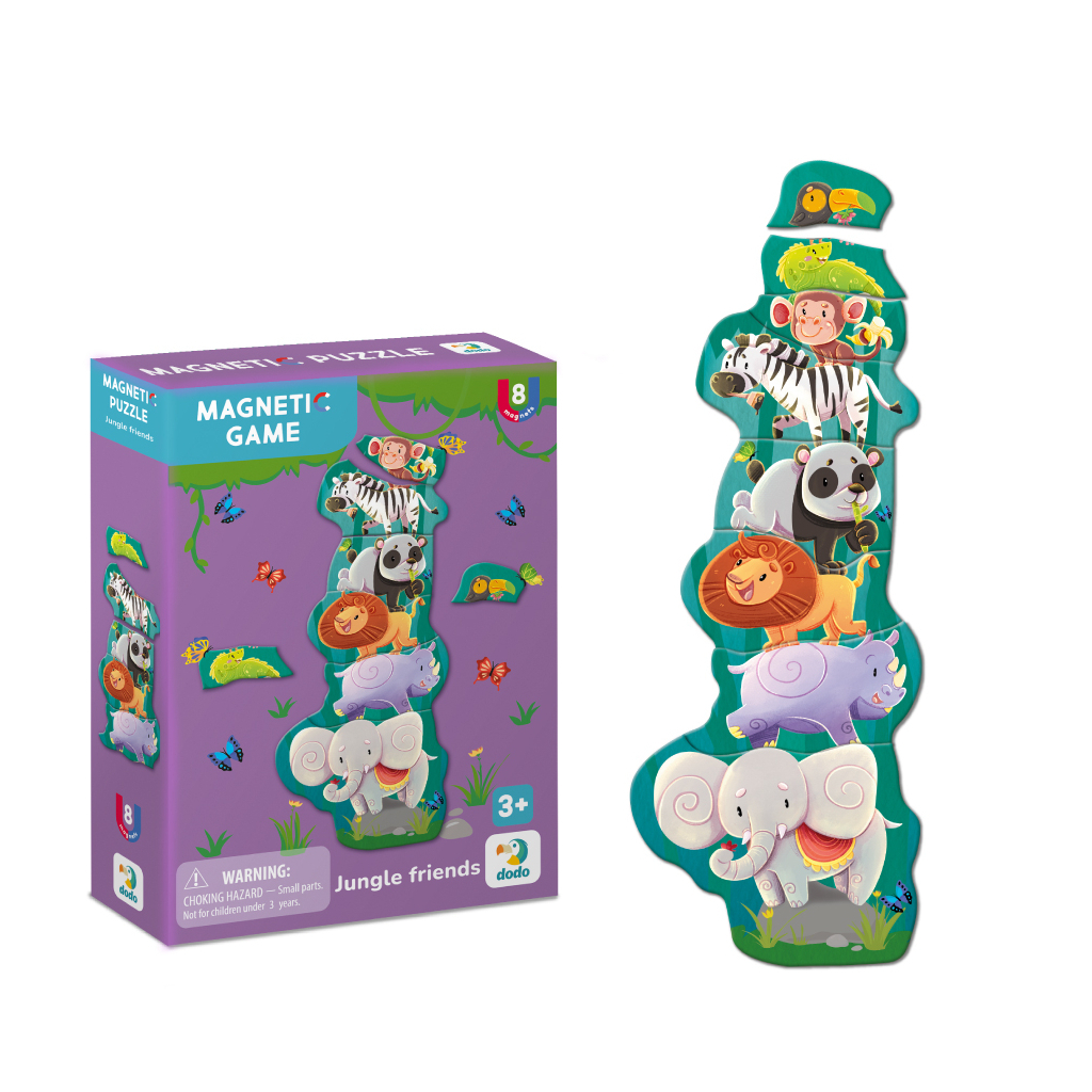 Навчальний набір DoDo Магнітна гра Друзі з джунглів (200256) - фото 2 Навчальний набір DoDo Магнітна гра Друзі з джунглів (200256) - фото 2