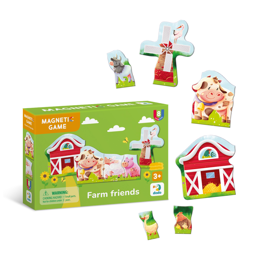 Навчальний набір DoDo Магнітна гра Друзі з ферми (200255) - фото 2 Навчальний набір DoDo Магнітна гра Друзі з ферми (200255) - фото 2