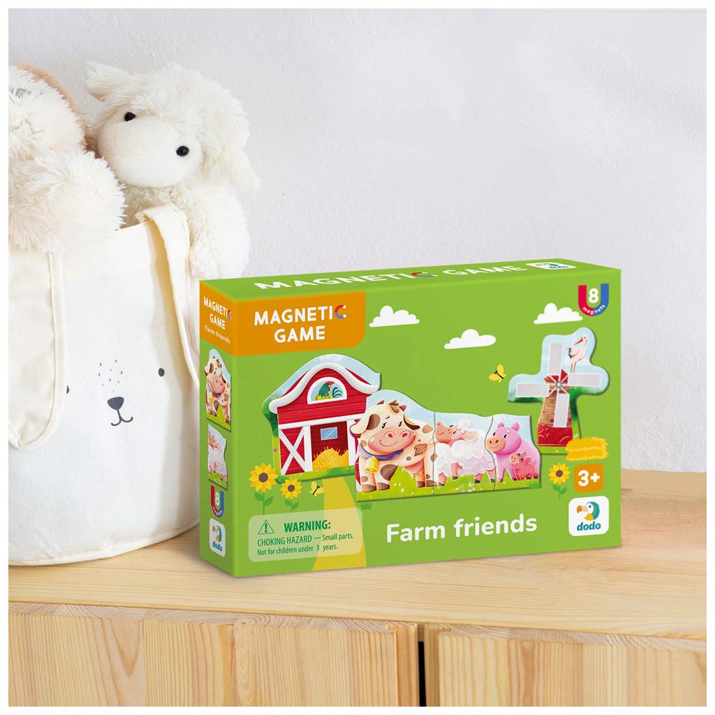 Навчальний набір DoDo Магнітна гра Друзі з ферми (200255) - фото 5 Навчальний набір DoDo Магнітна гра Друзі з ферми (200255) - фото 5