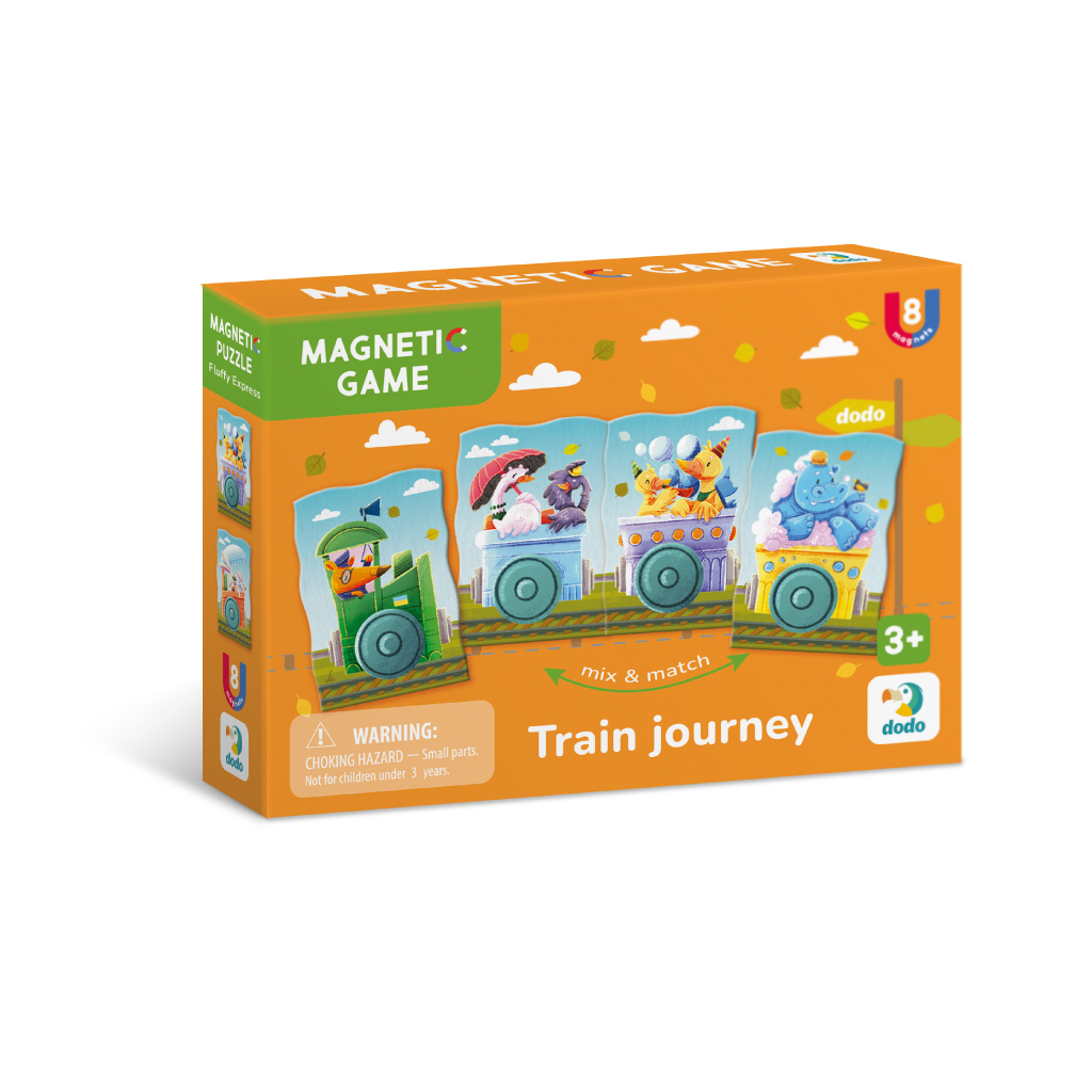 Навчальний набір DoDo Магнітна гра Подорож потягом (200254) Навчальний набір DoDo Магнітна гра Подорож потягом (200254)