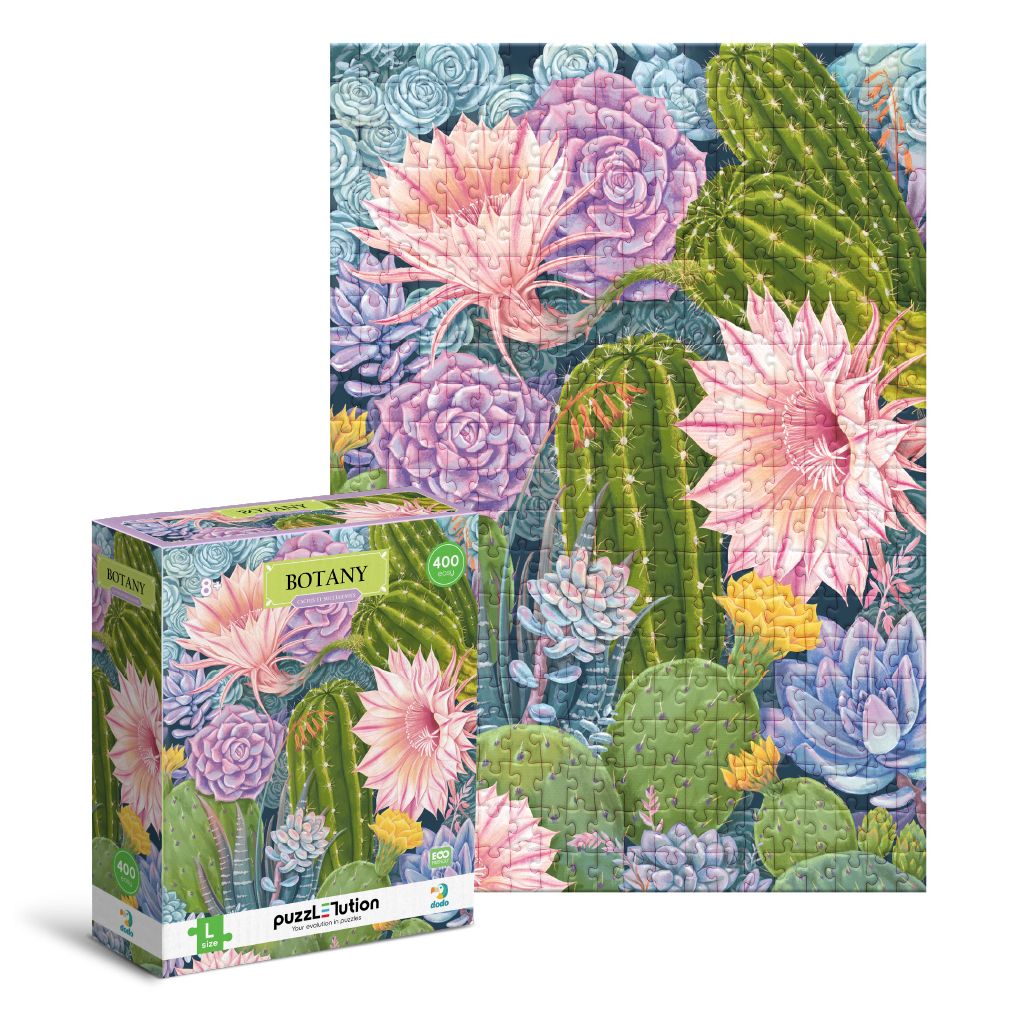 Пазл DoDo Easy-L Ботаніка. Кактуси та сукуленти (300613) - фото 2 Пазл DoDo Easy-L Ботаніка. Кактуси та сукуленти (300613) - фото 2