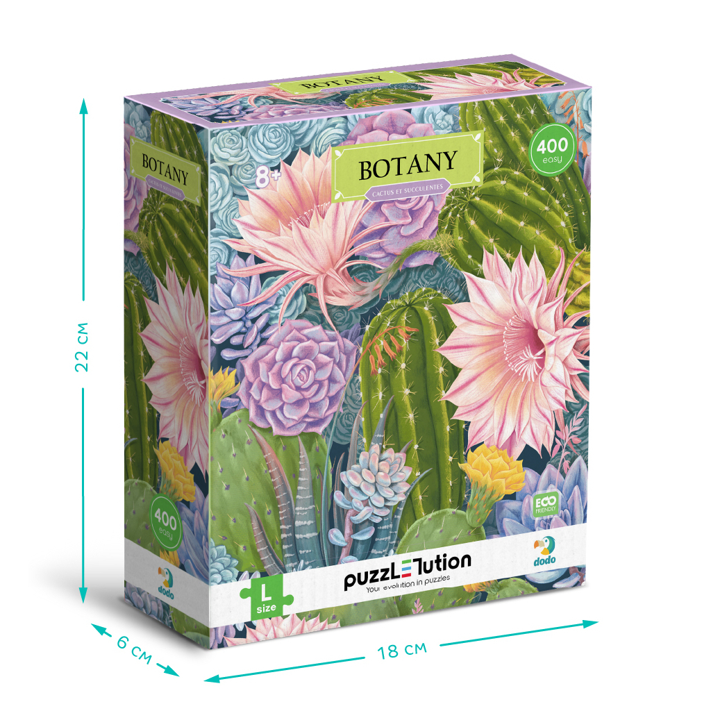 Пазл DoDo Easy-L Ботаніка. Кактуси та сукуленти (300613) - фото 4 Пазл DoDo Easy-L Ботаніка. Кактуси та сукуленти (300613) - фото 4