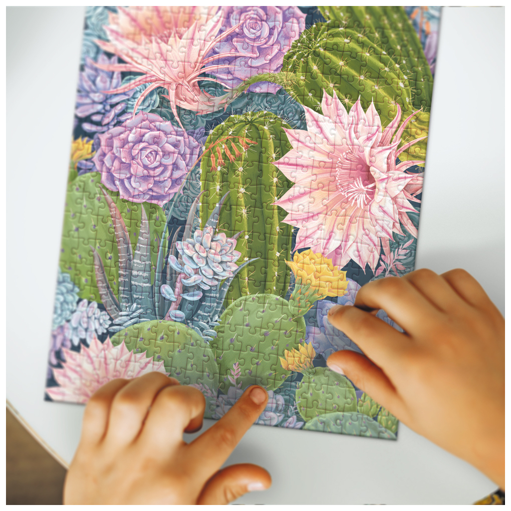 Пазл DoDo Easy-L Ботаніка. Кактуси та сукуленти (300613) - фото 5 Пазл DoDo Easy-L Ботаніка. Кактуси та сукуленти (300613) - фото 5