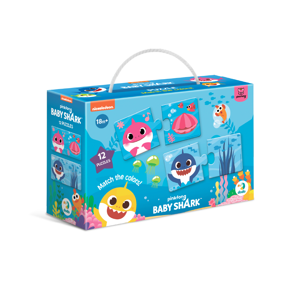 Пазл DoDo Дуо Baby Shark. З%27єднай кольори (200586)