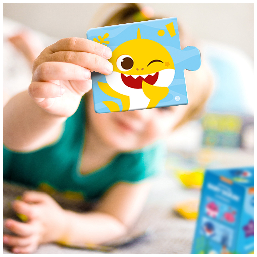 Пазл DoDo Дуо Baby Shark. З'єднай кольори (200586) - фото 6 Пазл DoDo Дуо Baby Shark. З'єднай кольори (200586) - фото 6