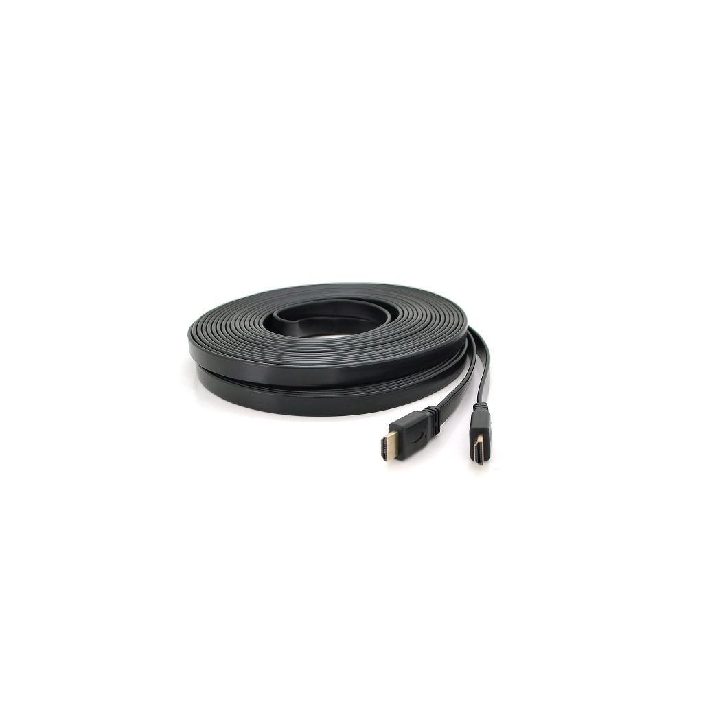Кабель мультимедійний HDMI M to HDMI M 15.0m V1.4 black Merlion (YT-HDMI(M)/(M)SLIM-15m/06971) - фото 1 Кабель мультимедійний HDMI M to HDMI M 15.0m V1.4 black Merlion (YT-HDMI(M)/(M)SLIM-15m/06971) - фото 1