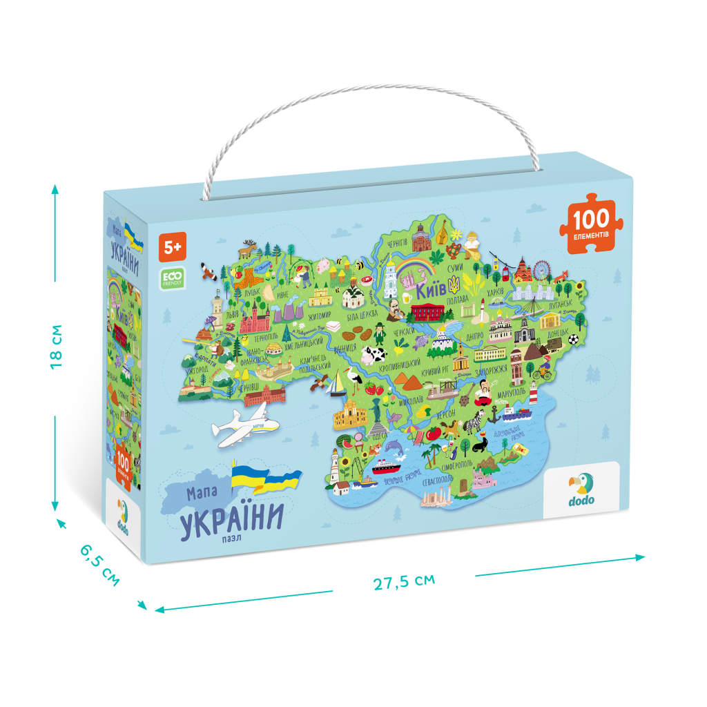 Пазл DoDo Мапа України (300267) - фото 5 Пазл DoDo Мапа України (300267) - фото 5