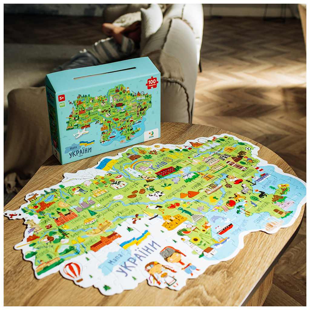 Пазл DoDo Мапа України (300267) - фото 6 Пазл DoDo Мапа України (300267) - фото 6