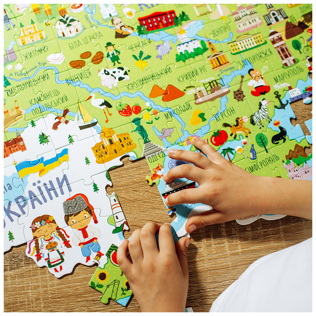 Пазл DoDo Мапа України (300267) - фото 8 Пазл DoDo Мапа України (300267) - фото 8
