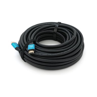 Кабель мультимедійний HDMI M to HDMI M 20.0m V2.0 4Kx2K black Merlion (YT-HDMI(M)/(M)4KV2.0-20m/19122) - фото 1