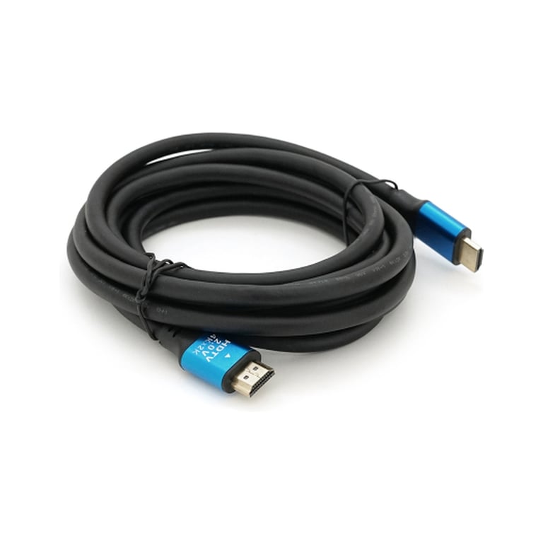 Кабель мультимедійний HDMI M to HDMI M 3.0m V2.0 4Kx2K black Merlion (YT-HDMI(M)/(M)4KV2.0-3.0m/19118) - фото 1