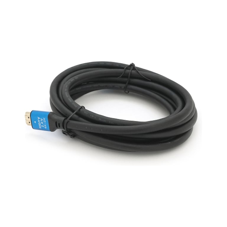 Кабель мультимедійний HDMI M to HDMI M 3.0m V2.0 4Kx2K black Merlion (YT-HDMI(M)/(M)4KV2.0-3.0m/19118) - фото 2
