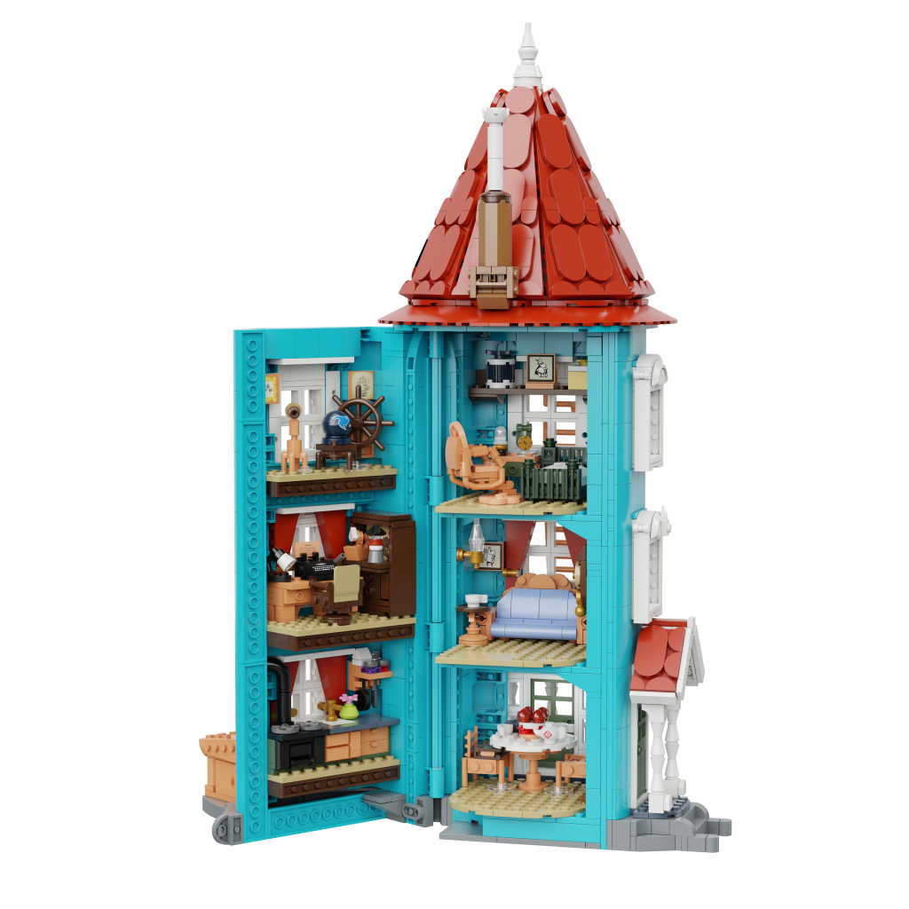 Конструктор Pantasy Moomin Будиночок Мумі-тролів (87201) - фото 2 Конструктор Pantasy Moomin Будиночок Мумі-тролів (87201) - фото 2