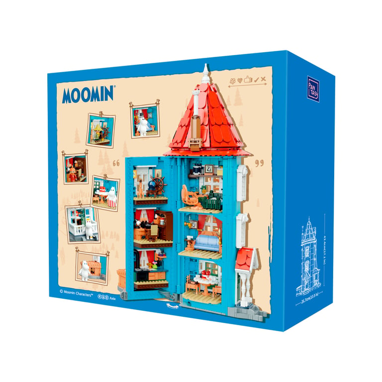 Конструктор Pantasy Moomin Будиночок Мумі-тролів (87201) - фото 8