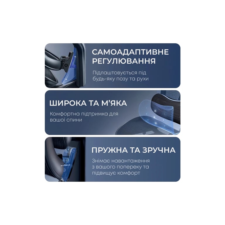 Офісне крісло Sihoo DORO C300L Mesh Black (DORO-C300L-A3-101) - фото 4