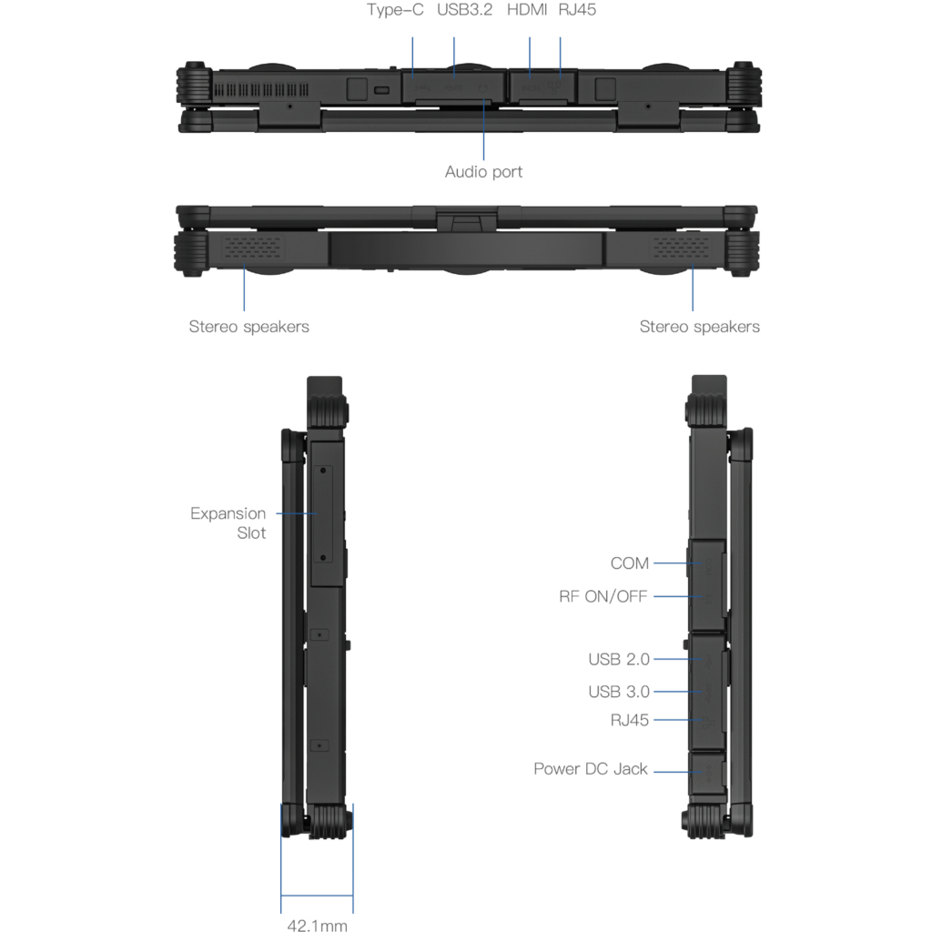 Ноутбук Vinga Scout X14A (X14A-123516512BWP) - фото 12 Ноутбук Vinga Scout X14A (X14A-123516512BWP) - фото 12