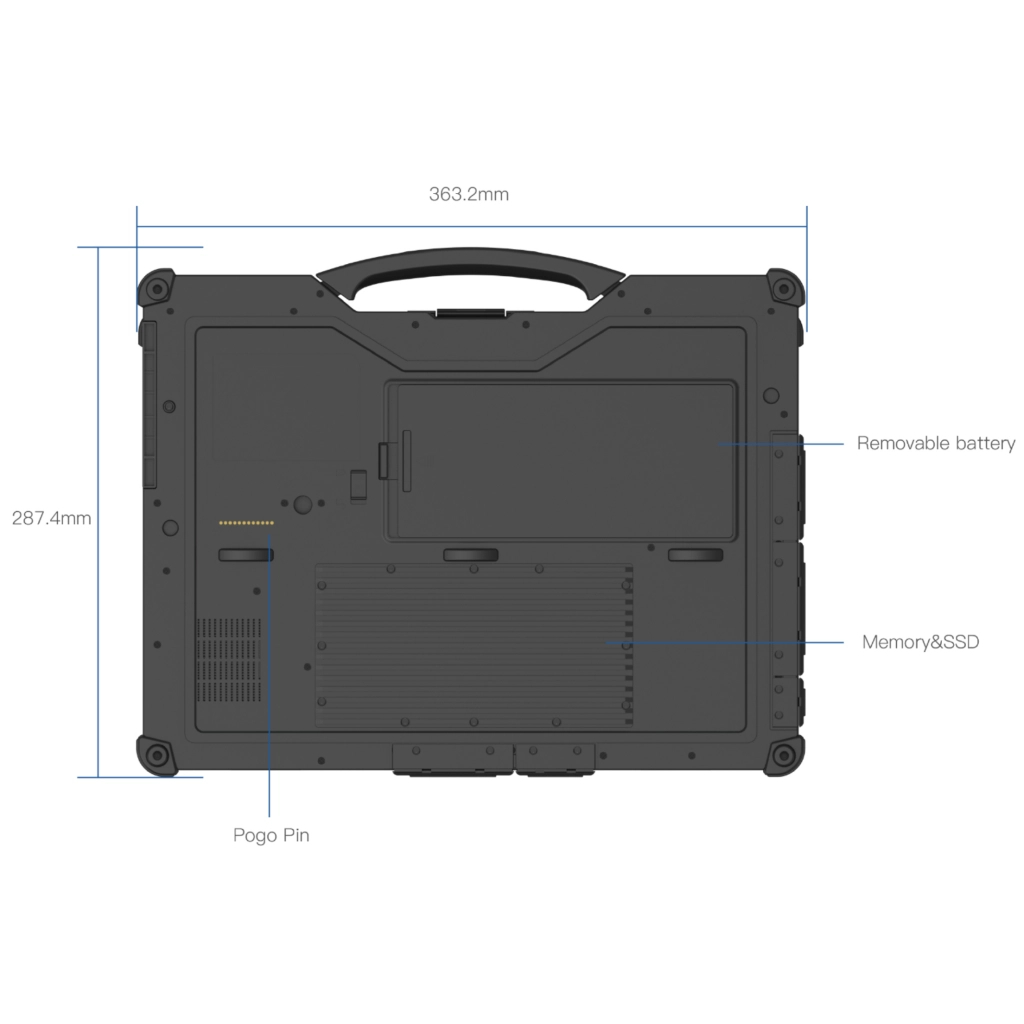 Ноутбук Vinga Scout X14A (X14A-123516512BWP) - фото 4 Ноутбук Vinga Scout X14A (X14A-123516512BWP) - фото 4