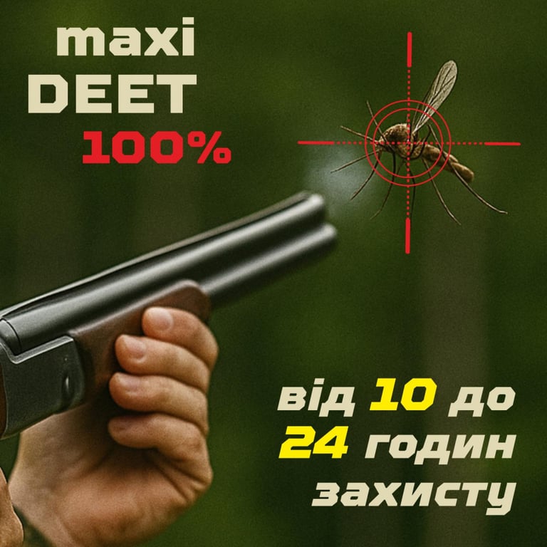 Спрей від комах HTA Maxi Deet 100% 100 мл (4820159543953) - фото 6