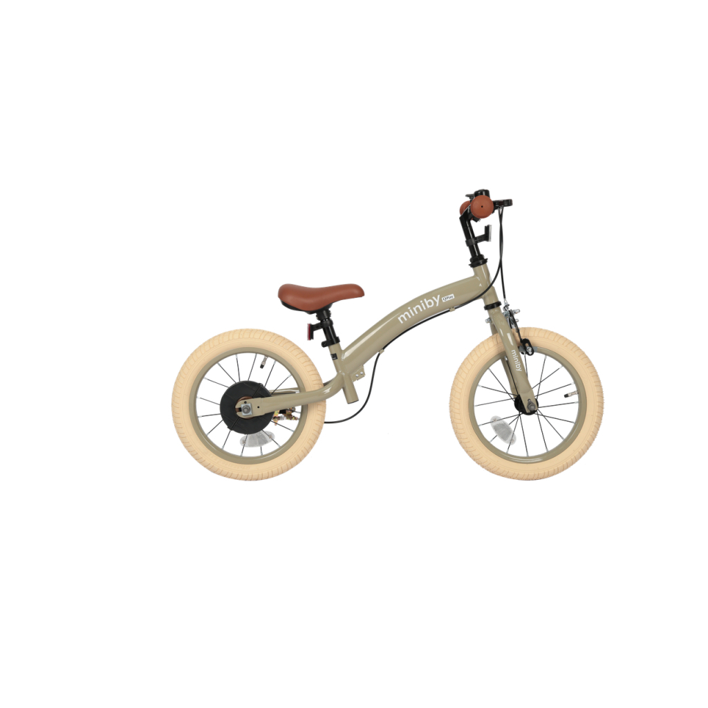 Дитячий велосипед QPlay Miniby 3 в1, біговел 14",Grey-Green (CB01MiniBy14GreyGreen) - фото 4 Дитячий велосипед QPlay Miniby 3 в1, біговел 14",Grey-Green (CB01MiniBy14GreyGreen) - фото 4