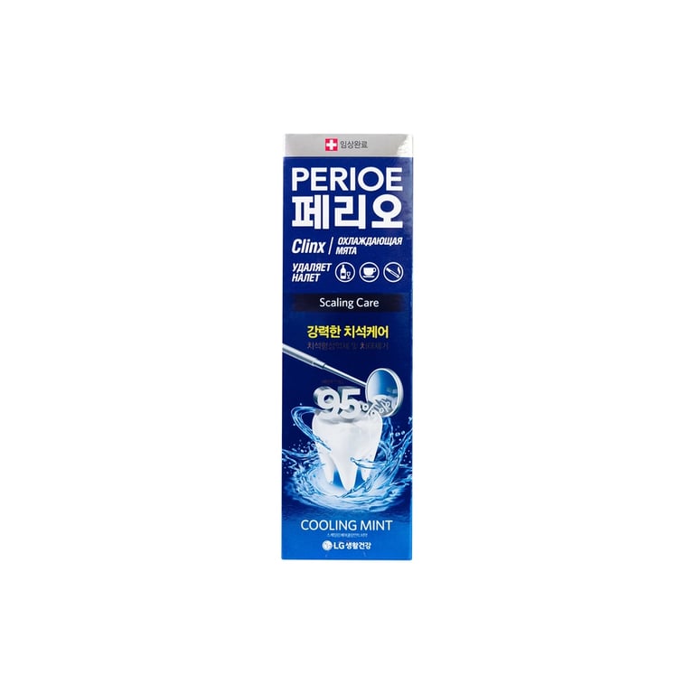 Зубна паста LG Perioe Clinx Cooling Mint Toothpaste 120 г (8801051072839) - фото 3