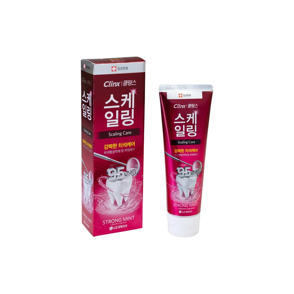 Зубна паста LG Perioe Clinx Cooling Strong Mint Toothpaste 120 г (8801051072846) - фото 1