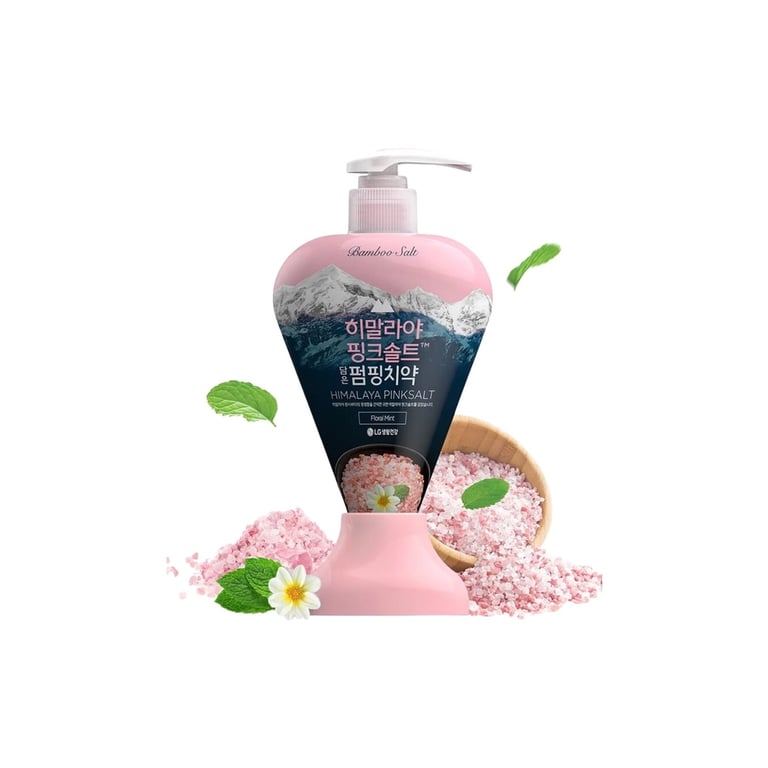 Зубна паста LG Perioe Himalaya Pinksalt Floral Mint Toothpaste З рожевою гімалайською сіллю 285 г (8801051018103) - фото 2