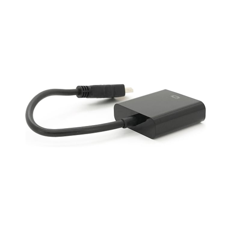 Перехідник HDMI M to VGA F 0.1m 4K/2K black Voltronic (YT-C-HDMI(M)/VGA(F)-B) - фото 1