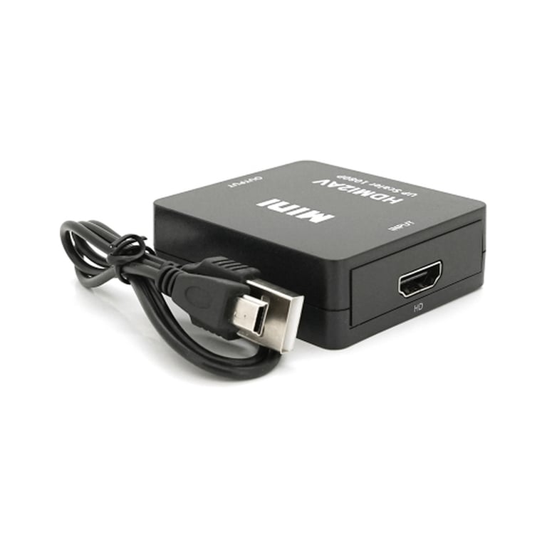 Перехідник HDMI F to 3xRCA F AV 720P/1080P black Voltronic (YT-CM-HDMI/AV-B) - фото 2