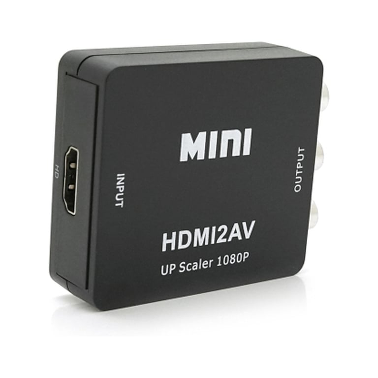 Перехідник HDMI F to 3xRCA F AV 720P/1080P black Voltronic (YT-CM-HDMI/AV-B) - фото 4