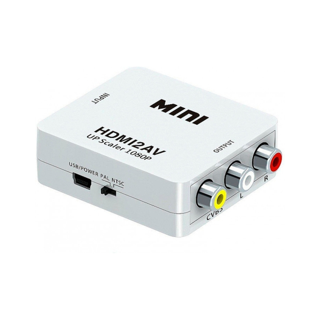 Перехідник HDMI F to 3xRCA F AV 720P/1080P white Voltronic (YT-CM-HDMI/AV-W) Перехідник HDMI F to 3xRCA F AV 720P/1080P white Voltronic (YT-CM-HDMI/AV-W)