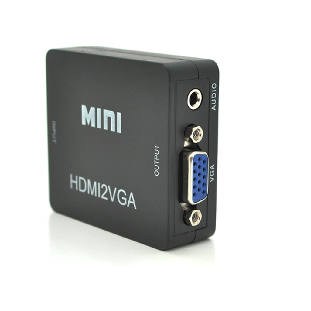 Перехідник HDMI F to VGA F 720P/1080P black Voltronic (YT-CM-HDMI/VGA-B) - фото 2 Перехідник HDMI F to VGA F 720P/1080P black Voltronic (YT-CM-HDMI/VGA-B) - фото 2