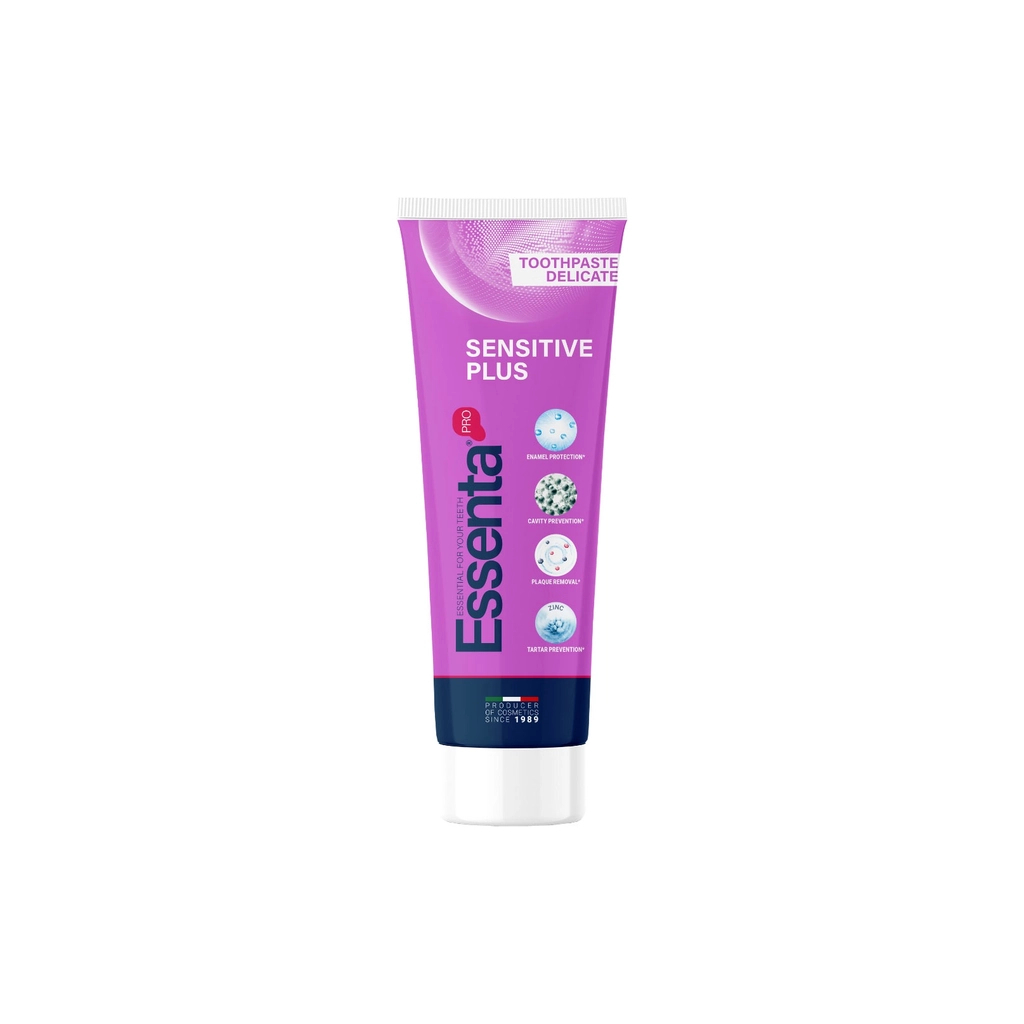 Зубна паста Essenta Pro Sensitive Plus 75 мл (8031447500084) - фото 3 Зубна паста Essenta Pro Sensitive Plus 75 мл (8031447500084) - фото 3