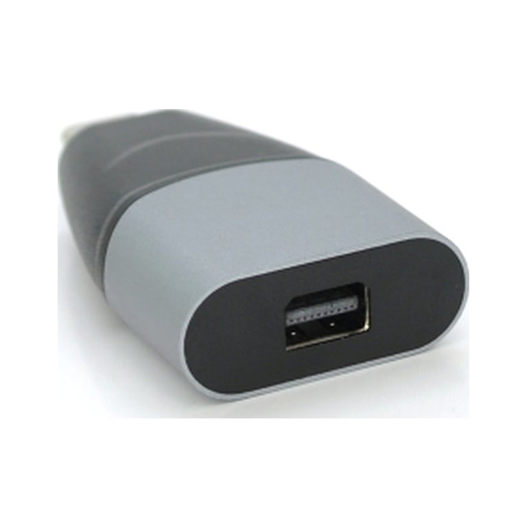 Перехідник USB-C M to miniDisplayPort F black-gray Voltronic (YT-A-Type-C(M)/MiniDP(F)/27023) - фото 2