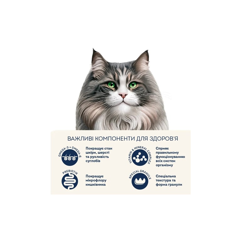 Сухий корм для кішок Home Food Hairball control For sterilised з індичкою та ягодами 1.6 кг (4820235020873) - фото 4