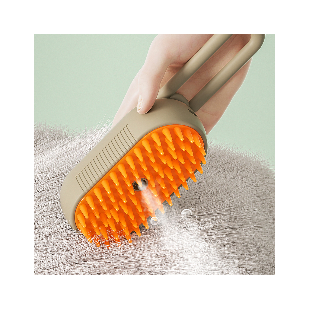 Гребінець для тварин Lapka масажний з розпилювачем (PCG-179) - фото 12 Гребінець для тварин Lapka масажний з розпилювачем (PCG-179) - фото 12