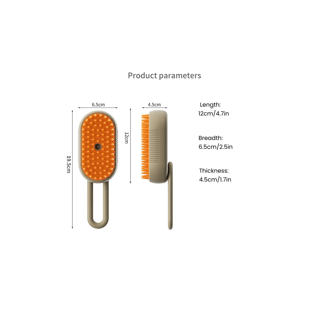 Гребінець для тварин Lapka масажний з розпилювачем (PCG-179) - фото 3 Гребінець для тварин Lapka масажний з розпилювачем (PCG-179) - фото 3