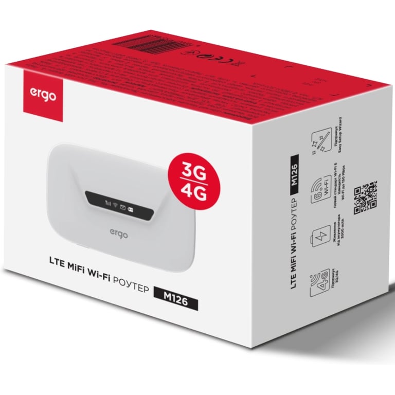 Мобільний Wi-Fi роутер Ergo M126 - фото 6