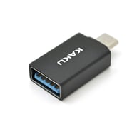 Перехідник USB 3.0 AF to Micro 5P M OTG black iKAKU (KSC-533) - фото 1