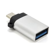 Перехідник USB 3.0 AF to Micro 5P M OTG silver VEGGIEG (TC-113) - фото 1