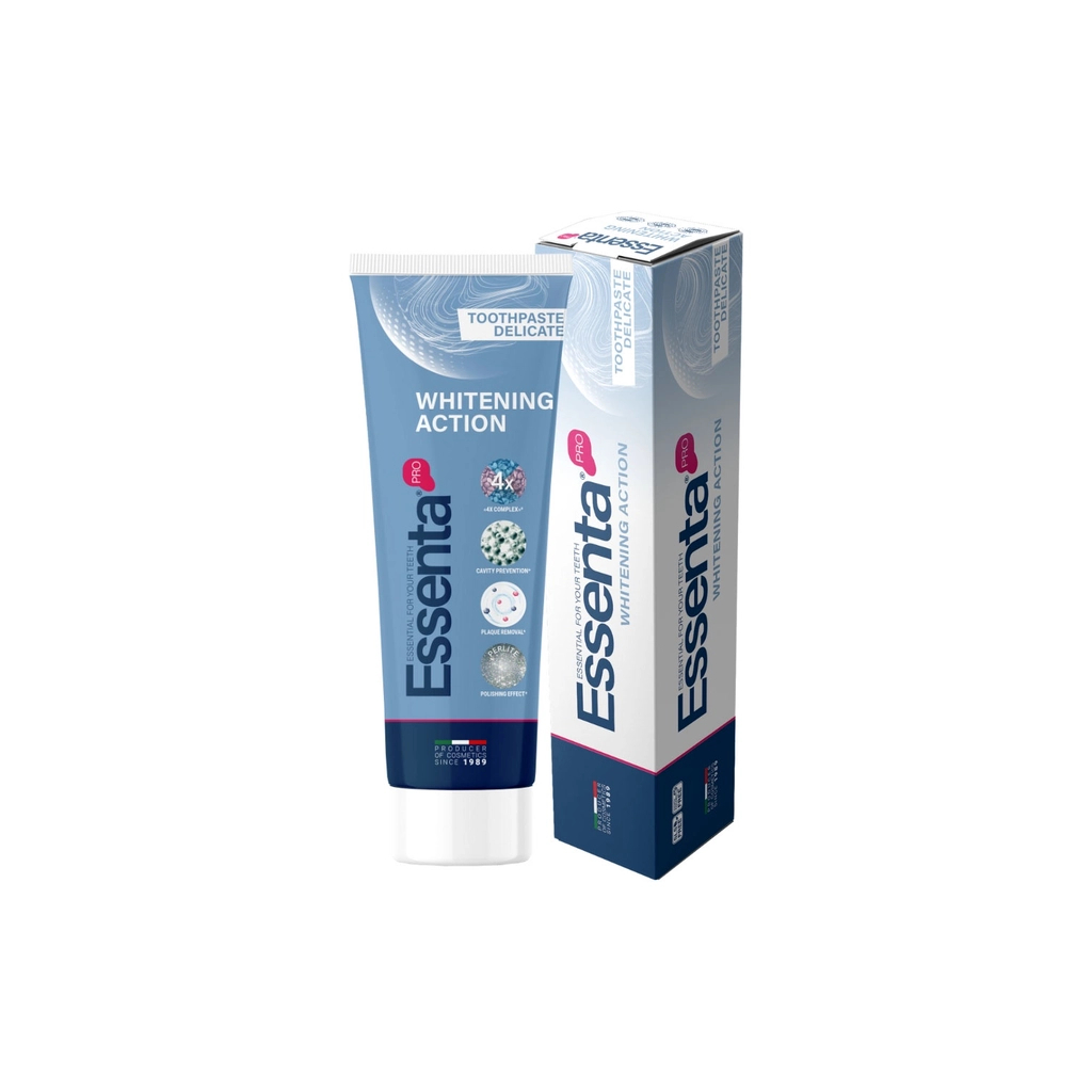 Зубна паста Essenta Pro Whitening Action 75 мл (8031447500060) Зубна паста Essenta Pro Whitening Action 75 мл (8031447500060)