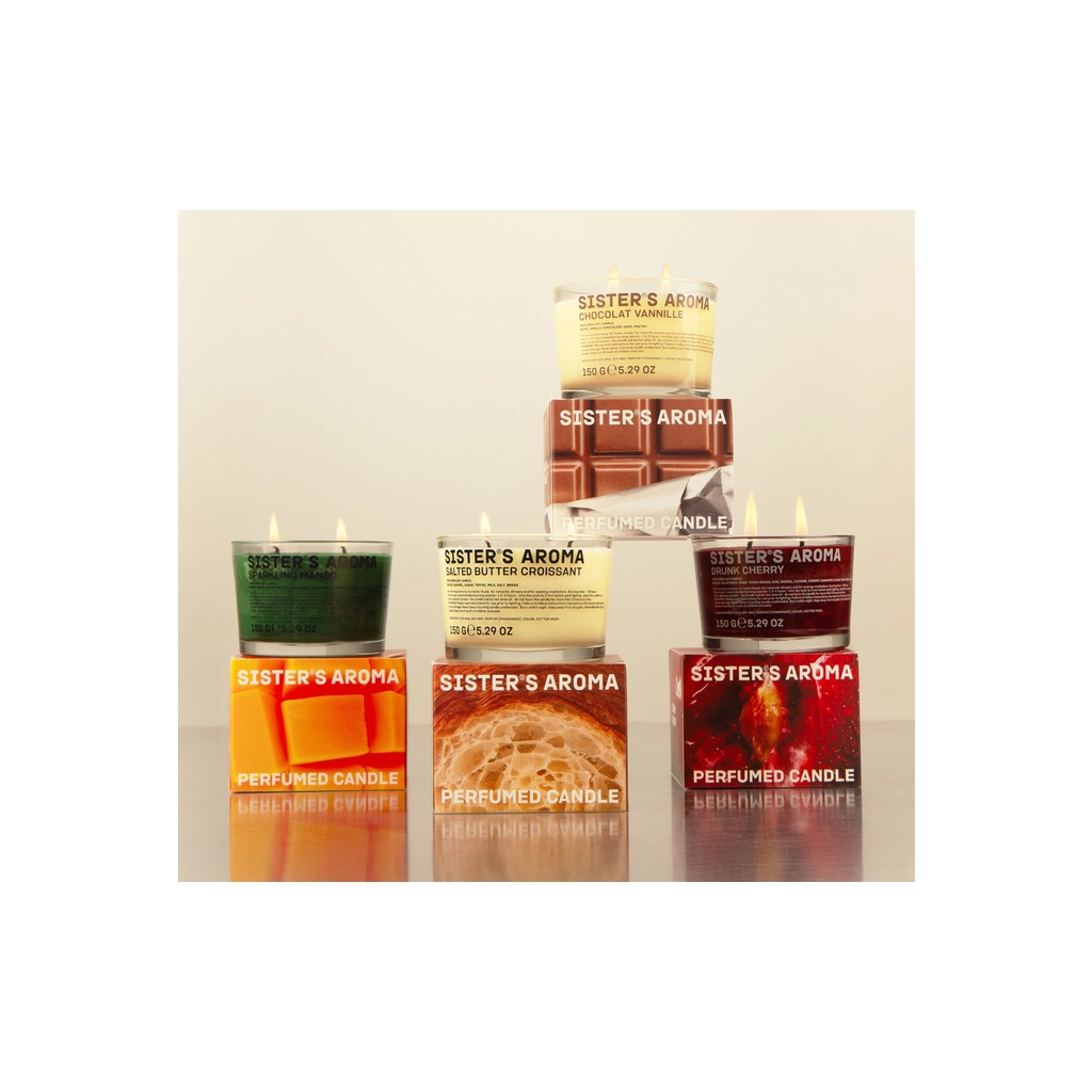 Ароматична свічка Sister's Aroma Drunk Cherry 150 г (4820227785452) - фото 4 Ароматична свічка Sister's Aroma Drunk Cherry 150 г (4820227785452) - фото 4