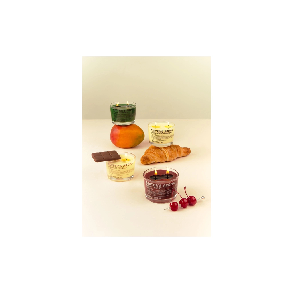 Ароматична свічка Sister's Aroma Sparkling Mango 150 г (4820227785421) - фото 5 Ароматична свічка Sister's Aroma Sparkling Mango 150 г (4820227785421) - фото 5