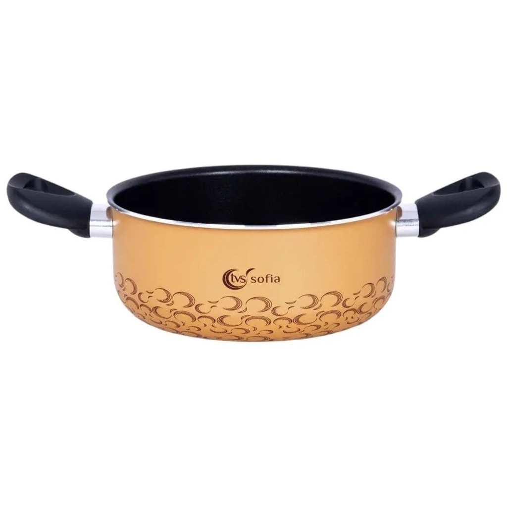 Каструля TVS Sofia 20 см, 2,5 л, жовта (83404202310101ж) Каструля TVS Sofia 20 см, 2,5 л, жовта (83404202310101ж)