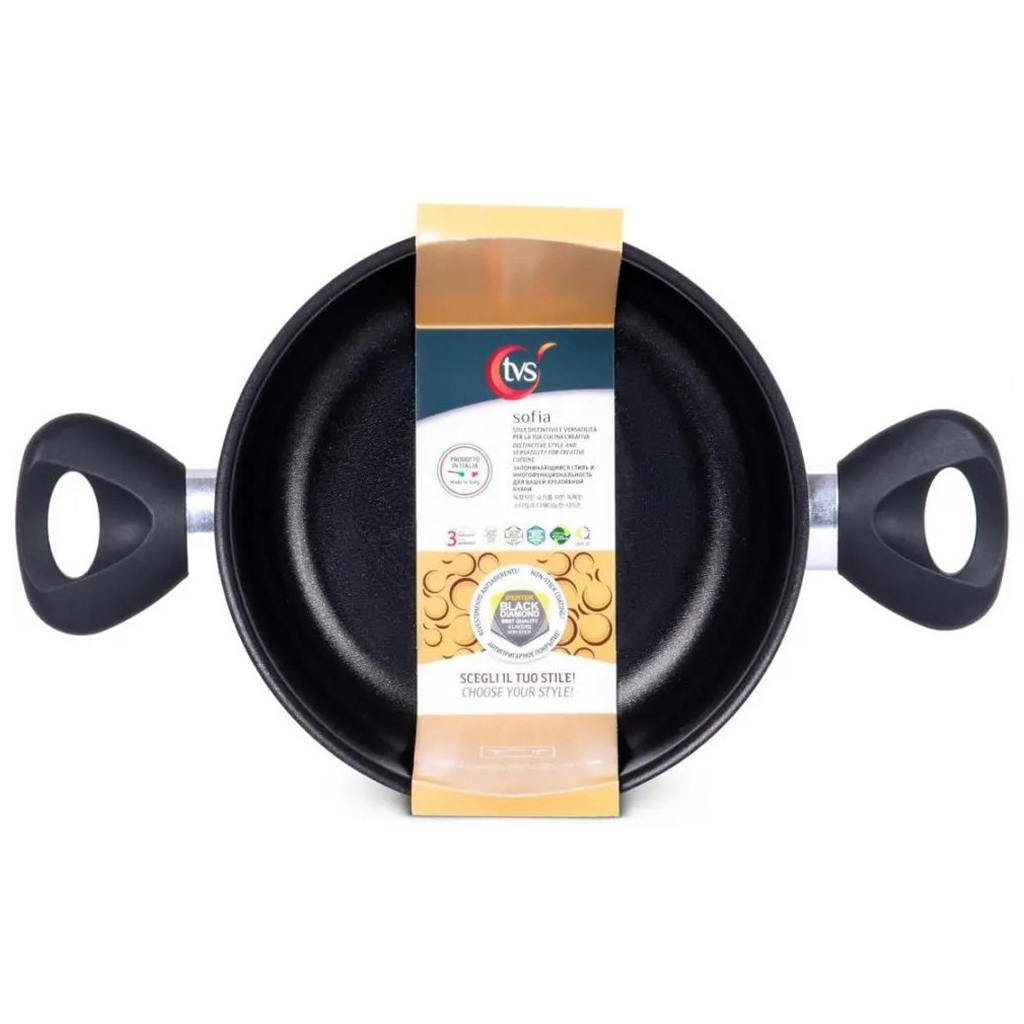 Каструля TVS Sofia 20 см, 2,5 л, жовта (83404202310101ж) - фото 2 Каструля TVS Sofia 20 см, 2,5 л, жовта (83404202310101ж) - фото 2
