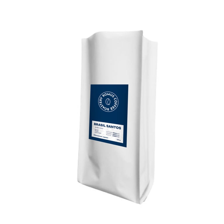 Кава Romus Coffee Roastery Brasil Santos в зернах 500 г (315012)